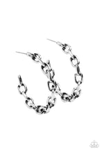 Load image into Gallery viewer, Stronger Together - Silver Hoops
